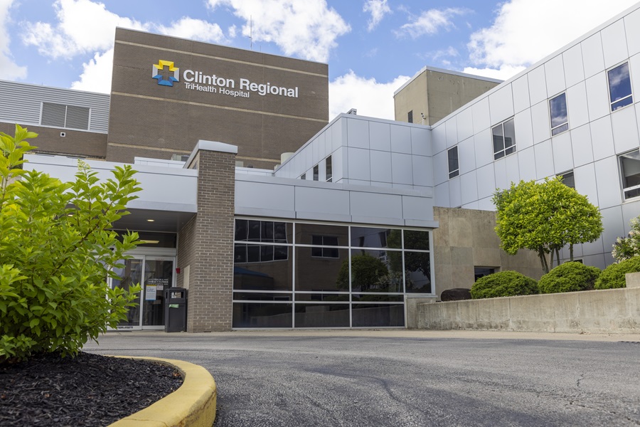 Clinton Regional with TriHealth signage