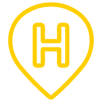 hospital location pin icon
