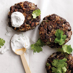 Recipe: Black Bean & Brown Rice Cakes