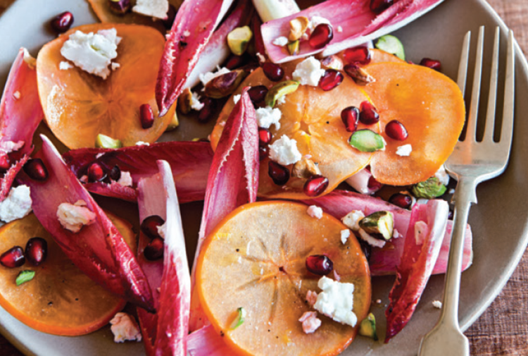 Recipe: Endive Salad with Persimmons & Pomegranate