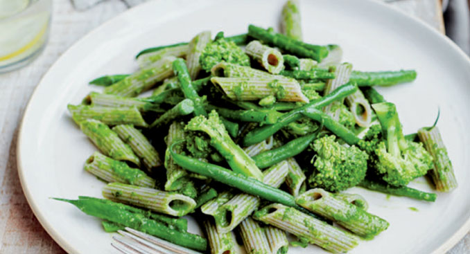 Hearty Pick: Oil-free Pistou With Pasta