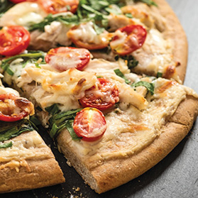 Recipe: Chicken Alfredo Pizza