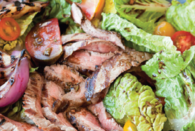 Recipe: Grilled Flank Steak Salad with Tomatoes