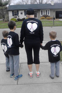 Jen and kids Jen and kids