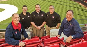 Part of the TriHealth medical team that takes care of fans at Great American Ball Park