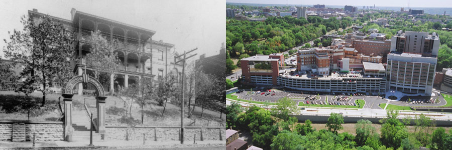 Good Samaritan Hospital then and now