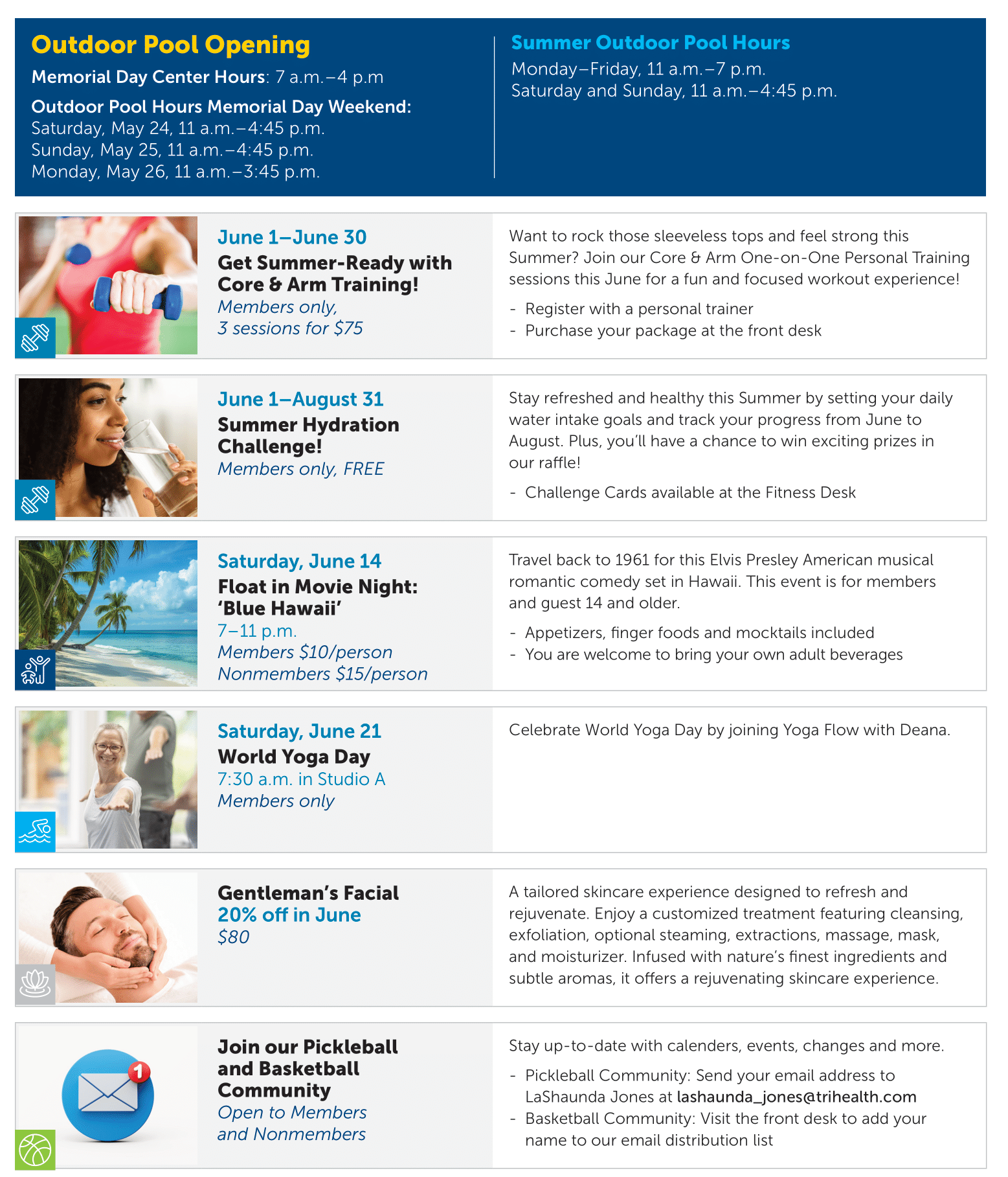 Pavilion Programs June 25 