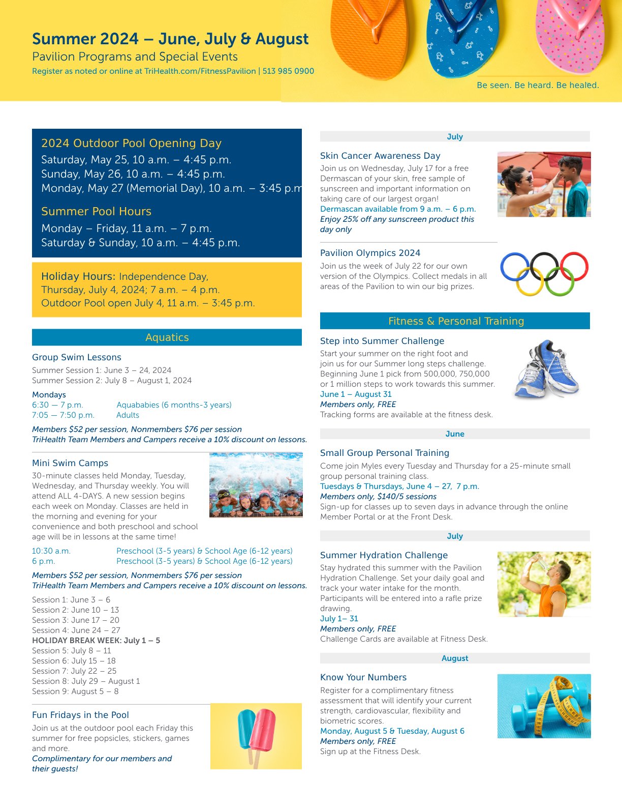 Summer 2024 Quarterly Programs and Events p1