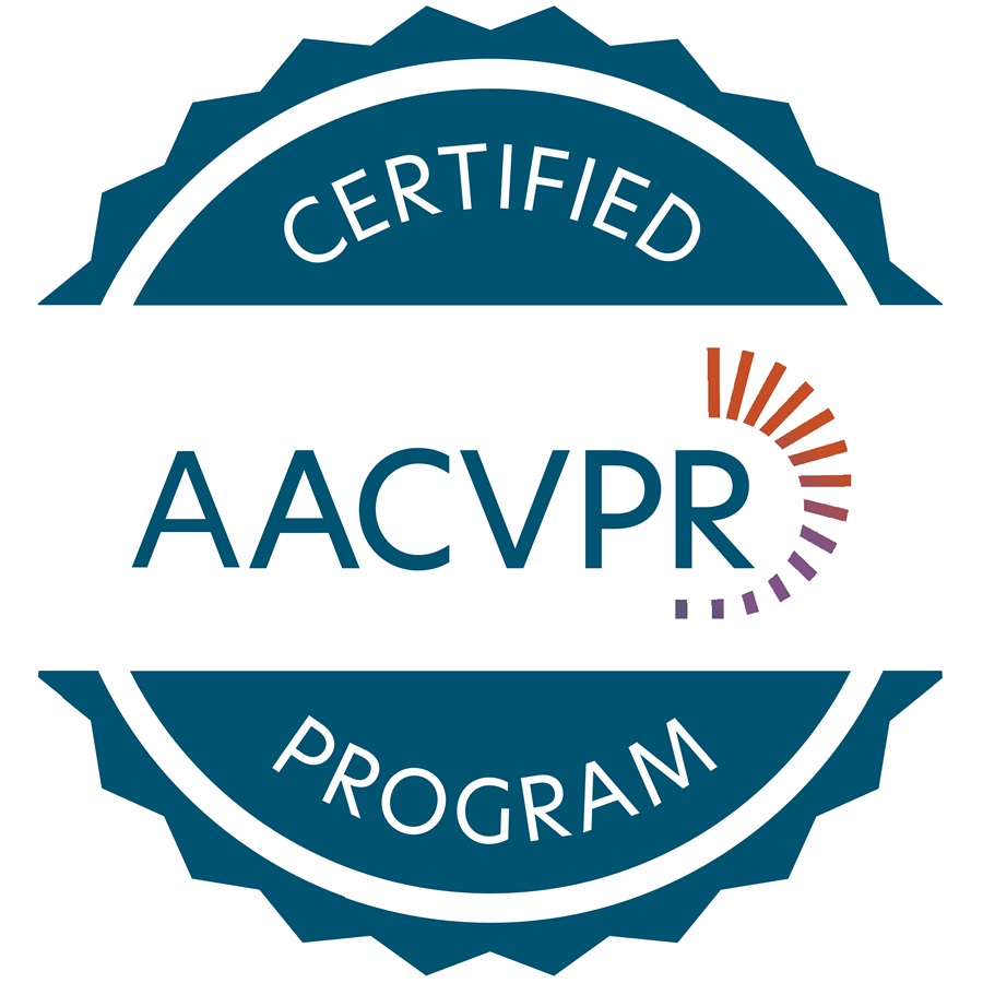 American Association of Cardiovascular and Pulmonary Rehabilitation (AACVPR) Certification logo